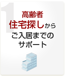 高齢者住宅探しからご入居までのサポート